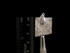 METEORITE Pendant - Rhodium Plated - Ancient Muonionalusta Meteor, Handmade Jewelry, Space Astronomy Gifts, 50288-Throwin Stones