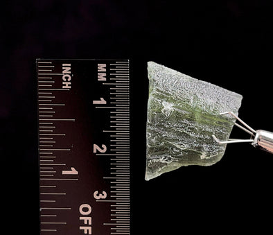 MOLDAVITE - 4.6 grams - Authentic Moldavite Crystal, Raw Moldavite Tektite, 51484-Throwin Stones