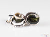MOLDAVITE Pendant - Sterling Silver, Faceted Oval - Real Moldavite Pendant, Moldavite Jewelry with Certification, E2169-Throwin Stones