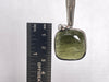MOLDAVITE Pendant - Sterling Silver, Raw and Polished - Moldavite Necklace Pendant, Pure Moldavite Jewelry, 49727-Throwin Stones
