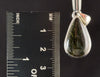 MOLDAVITE Pendant - Sterling Silver, Teardrop, Raw and Polished - Real Moldavite Pendant, Moldavite Jewelry with Certification, 54462-Throwin Stones