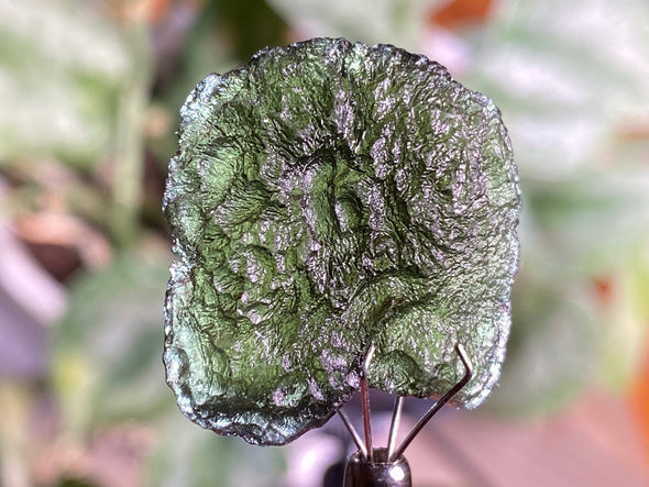 MOLDAVITE Raw Crystal - 12.6g - Raw Moldavite Crystal, Genuine Moldavite Stone, 44300-Throwin Stones