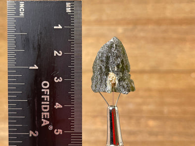 MOLDAVITE Raw Crystal - 5.6g - Raw Moldavite Crystal, Genuine Moldavite Stone, 41853-Throwin Stones