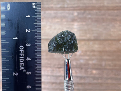 MOLDAVITE Raw Crystal - 6.7g - Raw Moldavite Crystal, Genuine Moldavite Stone, 41772-Throwin Stones