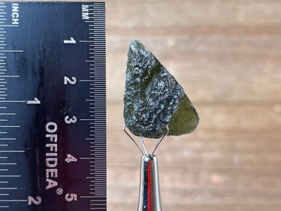 MOLDAVITE Raw Crystal - 7.5g - Raw Moldavite Crystal, Genuine Moldavite Stone, 41776-Throwin Stones