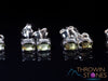 MOLDAVITE Stud Earrings - Sterling Silver, Faceted - Moldavite Crystal, Post Earrings, Genuine Moldavite Jewelry, E2160-Throwin Stones