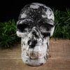 MOONSTONE Crystal Skull - Large - Gothic Home Decor, Memento Mori, Halloween Decor, Pastel Goth, 38765-Throwin Stones