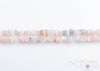 MORGANITE & AQUAMARINE Crystal Necklace - Chip Beads - Long Crystal Necklace, Beaded Necklace, Handmade Jewelry, E0805-Throwin Stones