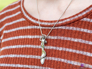 Mermaid Pendant - Butterfly Woman, Sterling Silver - Silver Jewelry, Goddess Necklace, Fine Jewelry, E2043-Throwin Stones