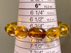 Mexican AMBER Crystal Bracelet - Beaded Bracelet, Handmade Jewelry, Healing Crystals and Stones, 48231-Throwin Stones