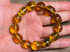 Mexican AMBER Crystal Bracelet - Beaded Bracelet, Handmade Jewelry, Healing Crystals and Stones, 48255-Throwin Stones