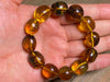 Mexican AMBER Crystal Bracelet - Beaded Bracelet, Handmade Jewelry, Healing Crystals and Stones, 48258-Throwin Stones