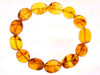 Mexican AMBER Crystal Bracelet - Beaded Bracelet, Handmade Jewelry, Healing Crystals and Stones, 48259-Throwin Stones