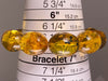 Mexican AMBER Crystal Bracelet - Beaded Bracelet, Handmade Jewelry, Healing Crystals and Stones, 48266-Throwin Stones