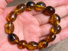 Mexican AMBER Crystal Bracelet - Beaded Bracelet, Handmade Jewelry, Healing Crystals and Stones, 48284-Throwin Stones