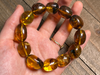 Mexican AMBER Crystal Bracelet - Beaded Bracelet, Handmade Jewelry, Healing Crystals and Stones, 48436-Throwin Stones