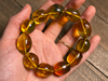 Mexican AMBER Crystal Bracelet - Beaded Bracelet, Handmade Jewelry, Healing Crystals and Stones, 48442-Throwin Stones