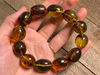 Mexican AMBER Crystal Bracelet - Beaded Bracelet, Handmade Jewelry, Healing Crystals and Stones, 48445-Throwin Stones