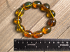 Mexican AMBER Crystal Bracelet - Beaded Bracelet, Handmade Jewelry, Healing Crystals and Stones, 48475-Throwin Stones