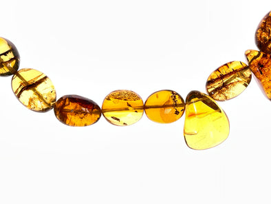 Mexican AMBER Crystal Necklace - Beaded Necklace, Handmade Jewelry, Healing Crystals and Stones, 48563-Throwin Stones