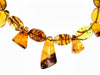 Mexican AMBER Crystal Necklace - Beaded Necklace, Handmade Jewelry, Healing Crystals and Stones, 48563-Throwin Stones