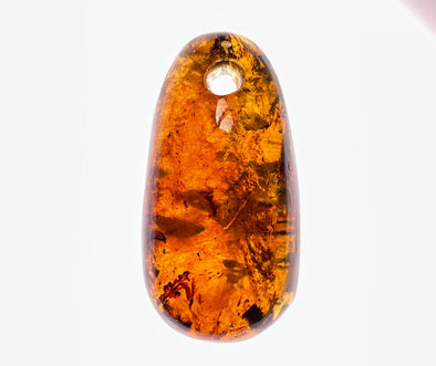 Mexican AMBER Crystal Pendant - Pendant Necklace, Handmade Jewelry, Healing Crystals and Stones, 48516-Throwin Stones