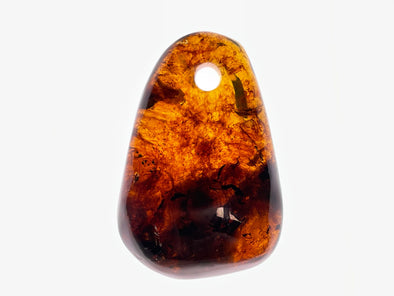 Mexican AMBER Crystal Pendant - Pendant Necklace, Handmade Jewelry, Healing Crystals and Stones, 48518-Throwin Stones