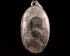 NATIVE SILVER ORE Pendant - Canada - Genuine Oval Shaped Silver Ore Crystal Gemstone Polished and Set in a Sterling Silver Bezel, 52841-Throwin Stones