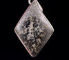 NATIVE SILVER ORE Pendant - Canada - Genuine Polished Diamond Shaped Silver Ore Crystal Set in an Open Back Sterling Silver Bezel, 52844-Throwin Stones