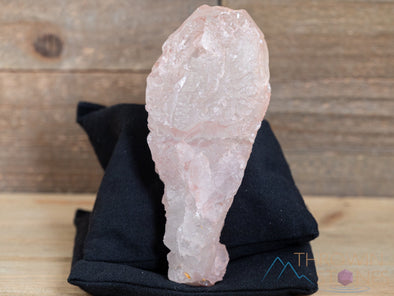 NIRVANA QUARTZ Etched Ice Himalayan Quartz Raw Crystal - Housewarming Gift, Home Decor, Raw Crystals and Stones, 40300-Throwin Stones