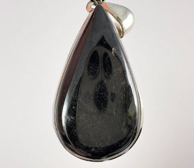 NUUMMITE Crystal Pendant - Sterling Silver, Teardrop Cabochon - Fine Jewelry, Healing Crystals and Stones, 54113-Throwin Stones