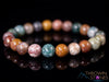 OCEAN JASPER Crystal Bracelet - Round Beads - Beaded Bracelet, Handmade Jewelry, Healing Crystal Bracelet, E1844-Throwin Stones