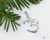 OM Pendant - Silver Pendant, Hippie Necklace, Yoga Jewelry, Namaste, Charm, E1508-Throwin Stones