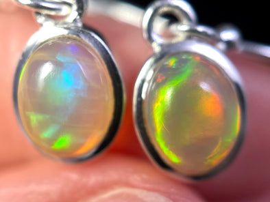 OPAL Earrings - Sterling Silver, Bridal Earrings Opal, Opal Jewelry, Welo Opal, 49117-Throwin Stones