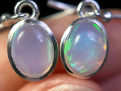 OPAL Earrings - Sterling Silver, Bridal Earrings Opal, Opal Jewelry, Welo Opal, 49124-Throwin Stones