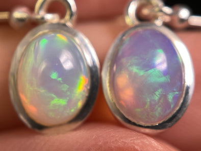 OPAL Earrings - Sterling Silver, Bridal Earrings Opal, Opal Jewelry, Welo Opal, 49125-Throwin Stones