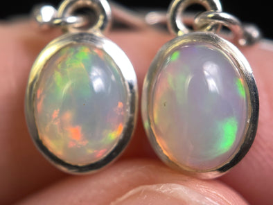 OPAL Earrings - Sterling Silver, Bridal Earrings Opal, Opal Jewelry, Welo Opal, 49126-Throwin Stones