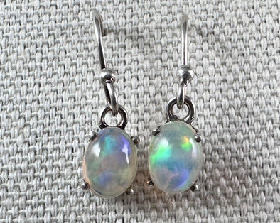 OPAL Earrings - Sterling Silver - Opal Earrings Dangle, Birthstone Jewelry, Welo Opal, 54683-Throwin Stones