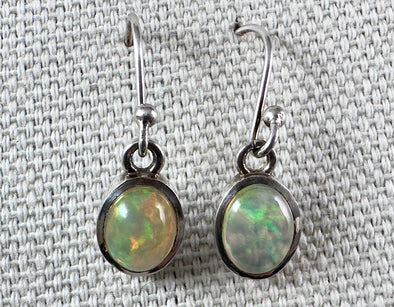 OPAL Earrings - Sterling Silver - Opal Earrings Dangle, Birthstone Jewelry, Welo Opal, 54685-Throwin Stones