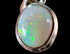 OPAL Pendant - Sterling Silver - Birthstone Jewelry, Opal Cabochon Necklace, Australian Opal, 54433-Throwin Stones