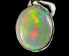 OPAL Pendant - Sterling Silver - Birthstone Jewelry, Opal Cabochon Necklace, Welo Opal, 54374-Throwin Stones