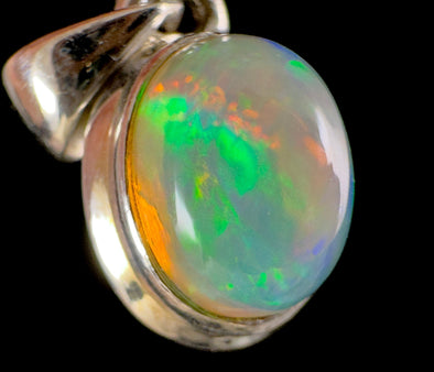 OPAL Pendant - Sterling Silver - Birthstone Jewelry, Opal Cabochon Necklace, Welo Opal, 54388-Throwin Stones