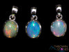 OPAL Pendant - Sterling Silver, Oval, Extra Small - Birthstone Jewelry, Opal Cabochon Necklace, Welo Opal, E1875-Throwin Stones
