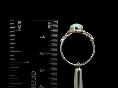OPAL RING, Pinfire - Sterling Silver, Size 8.5 - Ethiopian Opal Rings for Women, Bridal Jewelry, Welo Opal, 49184-Throwin Stones
