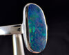 OPAL RING - Sterling Silver, Opal Doublet, Size 8.5 - Opal Rings for Women, Bridal Jewelry, Australian Opal, 54337-Throwin Stones