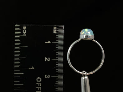 OPAL RING - Sterling Silver, Size 10 - Dainty Opal Ring, Opal Jewelry, Welo Opal, 49246-Throwin Stones