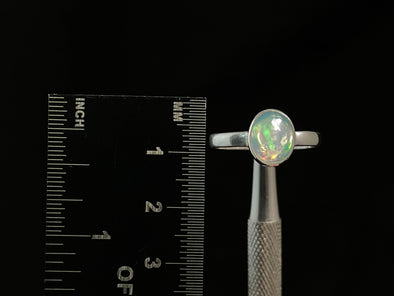 OPAL RING - Sterling Silver, Size 10 - Dainty Opal Ring, Opal Jewelry, Welo Opal, 49248-Throwin Stones