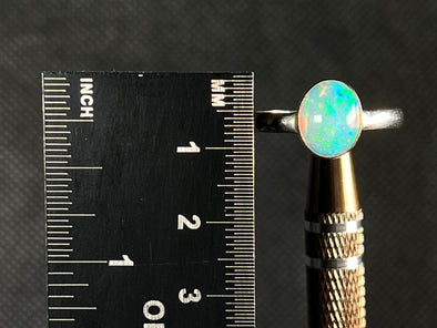 OPAL RING - Sterling Silver, Size 10 - Dainty Opal Ring, Opal Jewelry, Welo Opal, 51787-Throwin Stones