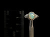 OPAL RING - Sterling Silver, Size 10 - Ethiopian Opal Rings for Women, Bridal Jewelry, Welo Opal, 49160-Throwin Stones