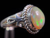 OPAL RING - Sterling Silver, Size 5 - Ethiopian Opal Rings for Women, Bridal Jewelry, Welo Opal, 49239-Throwin Stones